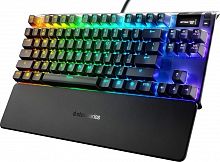Клавиатура SteelSeries Apex 7 Mechanical Gaming Keyboard OLED Smart Display RGB Backlight, RU - Интернет-магазин Intermedia.kg