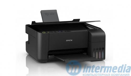 МФУ Epson L3100 (Printer-copier-scaner, A4, 33/15ppm (Black/Color), 69sec/photo, 64-256g/m2, 5760x1440dpi, 600x1200 scaner, USB)