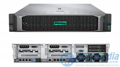 Сервер HP Enterprise/DL380 Gen10/1/Xeon Silver/4208 (8C/16T 11Mb)/2,1 GHz/1x32 Gb/P408i-a w/2GB/8 SFF/4x1GbE 366FLR/No ODD/1 х 500W Platinum