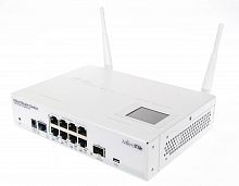 Коммутатор CRS109-8G-1S-2HnD-IN Cloud Router Switch MikroTik 8-ми портовый управляемый коммутатор 3-го уровня (Layer 3). 8x10/100/1000 RJ45 ports, 1xSFP ports, 1xRJ45 Serial port, microUSB type AB, Wi - Интернет-магазин Intermedia.kg
