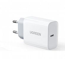 Зарядное устройство UGREEN CD127 (1xType-C, 30W, быстрая зарядка QC3.0, белый) 70161 - Интернет-магазин Intermedia.kg