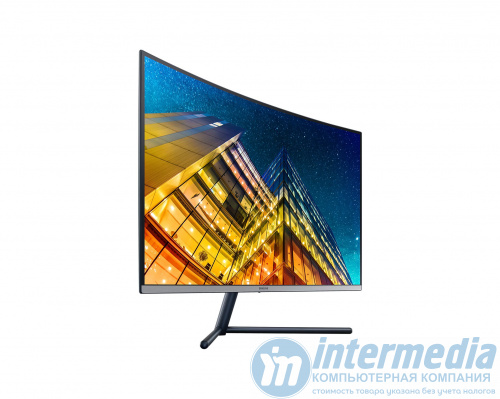 Монитор 31.5" Samsung LU32R590CWMXUE Black, Curved, VA, 3840?2160, 2500:1 (Mega), 250cd/m2, 60Hz, 4ms, HDMI, Display Port, выход на наушники, кабель HDMI