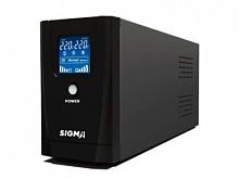 ИБП SIGMA V-3000 LCD Мощность: 3000VA/1800W Бат.:12V/9Ah*4шт/3 вых.Shuko CEE7/Диапазон работы AVR/Корпус металл, - Интернет-магазин Intermedia.kg
