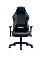 Игровое кресло AD18-44-BS-PV-CIS AndaSeat Luna BLACK&BLUE 1D Armrest 60mm wheels PVC Leather - Интернет-магазин Intermedia.kg